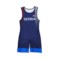 Serbia National Team Wrestling Singlet
